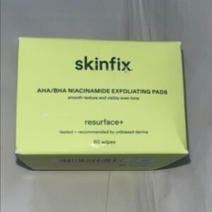 Skinfix AHA/BHA Niacinamide Exfoliating Pads - never opened